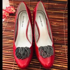 Musi Signed Shoe Jewelry Clip Silver Tone